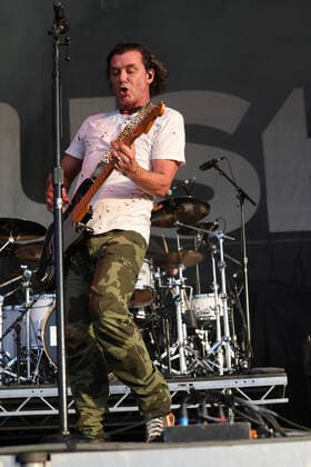 Bush - Rock the Ring 2022 Hinwil Gavin Rossdale, Frontmann der britischen Rockband Bush. Konzert beim Rock the Ring Festival in Hinwil am 17.06.2022. Kanton Zürich, Schweiz.