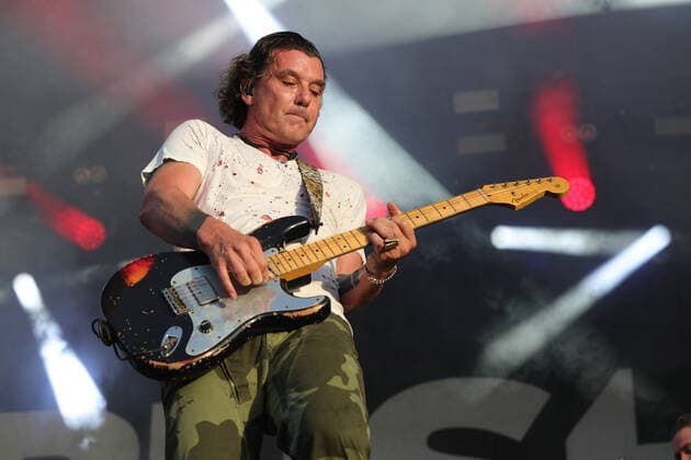 Bush - Rock the Ring 2022 Hinwil Gavin Rossdale, Frontmann der britischen Rockband Bush. Konzert beim Rock the Ring Festival in Hinwil am 17.06.2022. Kanton Zürich, Schweiz.