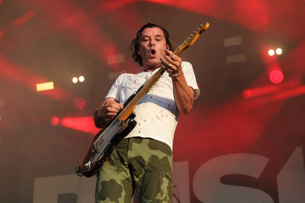 Bush - Rock the Ring 2022 Hinwil Gavin Rossdale, Frontmann der britischen Rockband Bush. Konzert beim Rock the Ring Festival in Hinwil am 17.06.2022. Kanton Zürich, Schweiz.