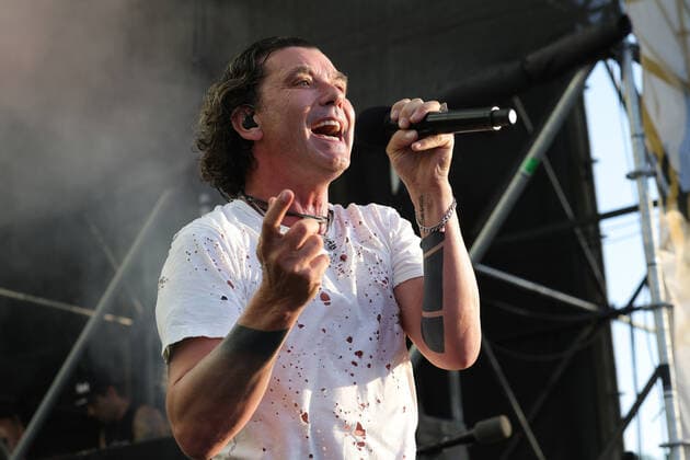 Bush - Rock the Ring 2022 Hinwil Gavin Rossdale, Frontmann der britischen Rockband Bush. Konzert beim Rock the Ring Festival in Hinwil am 17.06.2022. Kanton Zürich, Schweiz.