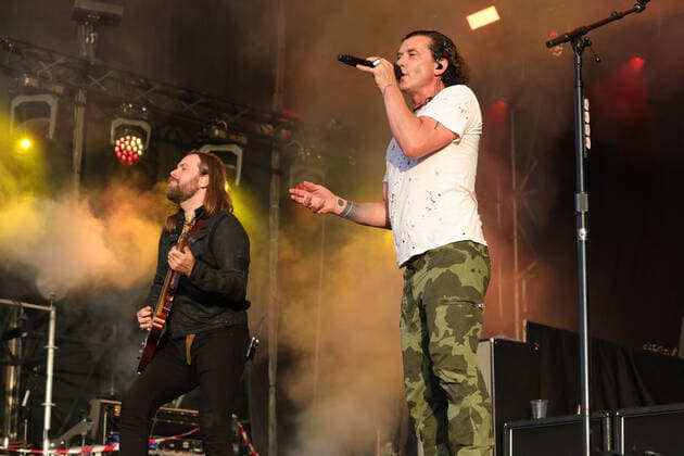 Bush - Rock the Ring 2022 Hinwil Gavin Rossdale, Frontmann der britischen Rockband Bush. Konzert beim Rock the Ring Festival in Hinwil am 17.06.2022. Kanton Zürich, Schweiz.