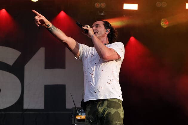 Bush - Rock the Ring 2022 Hinwil Gavin Rossdale, Frontmann der britischen Rockband Bush. Konzert beim Rock the Ring Festival in Hinwil am 17.06.2022. Kanton Zürich, Schweiz.