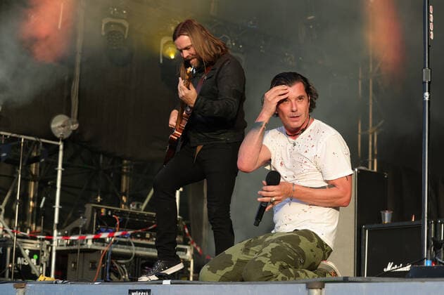 Bush - Rock the Ring 2022 Hinwil Gavin Rossdale, Frontmann der britischen Rockband Bush. Konzert beim Rock the Ring Festival in Hinwil am 17.06.2022. Kanton Zürich, Schweiz.