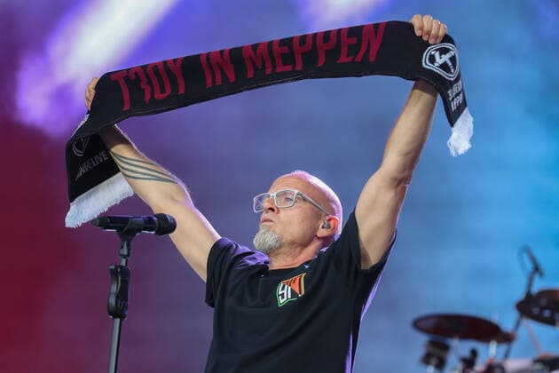 DIE FANTASTISCHEN VIER - 30 Jahre Live am 17.06.2022 in der Hänsch-Arena in Meppen Die Fantastischen Vier bei Ihrem Konzert in Meppen, hier Thomas D Foto: osnapix DIE FANTASTISCHEN VIER - 30 Jahre Live