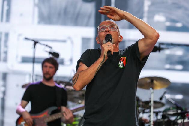DIE FANTASTISCHEN VIER - 30 Jahre Live am 17.06.2022 in der Hänsch-Arena in Meppen Die Fantastischen Vier bei Ihrem Konzert in Meppen, hier Thomas D Foto: osnapix DIE FANTASTISCHEN VIER - 30 Jahre Live