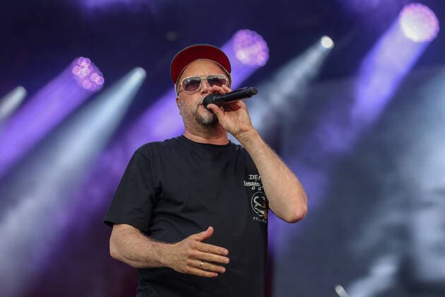 DIE FANTASTISCHEN VIER - 30 Jahre Live am 17.06.2022 in der Hänsch-Arena in Meppen Die Fantastischen Vier bei Ihrem Konzert in Meppen, hier Smudo Foto: osnapix DIE FANTASTISCHEN VIER - 30 Jahre Live