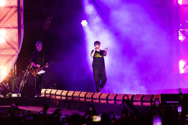 Ultimo Performs In Ancona, Italy Ultimo during the concert, ultimo stadi 2022, at Stadio del Conetro, Ancona during the Italian singer Music Concert Ultimo Stadi 2022 on June 17, 2022 at the Stadio del Conero in Ancona, Italy Ancona Italy  Copyright: xValeriaxLipperax originalFilename: livemedia-ultimost220617_npmgp.jpg