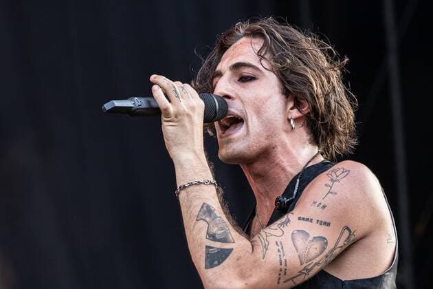 Bilder des Jahres 2022, Entertainment 06 Juni Entertainment Themen der Woche KW24 Entertainment Bilder des Tages LANDGRAAF, 18-07-2022, dutchnews, Pinkpop festival 2022, Maneskin performs at the MainStage of Pinkpop Pinkpop 2022  x17084412x Copyright: