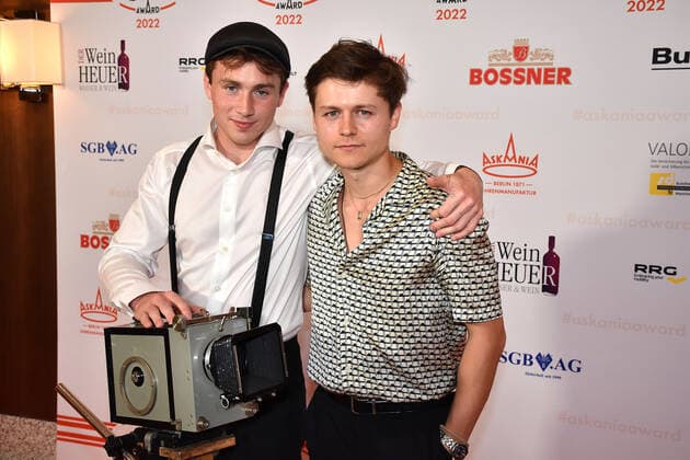 Justus Johanssen und Tom Böttcher bei der Verleihung vom Askania Award am 18.06.2022 in Berlin Askania Award 2022 in Berlin