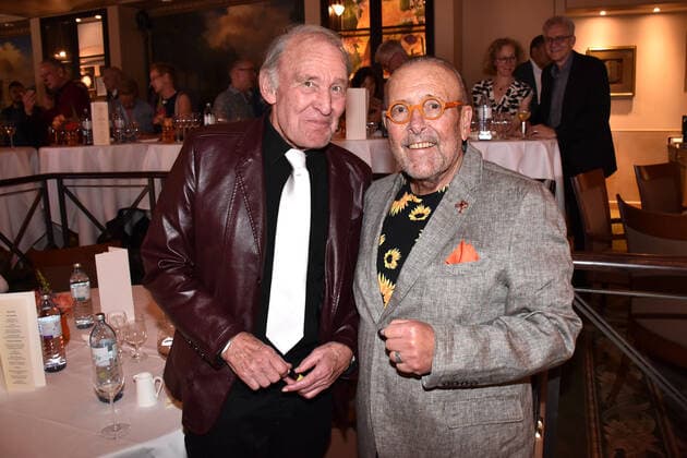 Michael Mendl und Leonhard Müller (Askania Chef) bei der Verleihung vom Askania Award am 18.06.2022 in Berlin Askania Award 2022 in Berlin