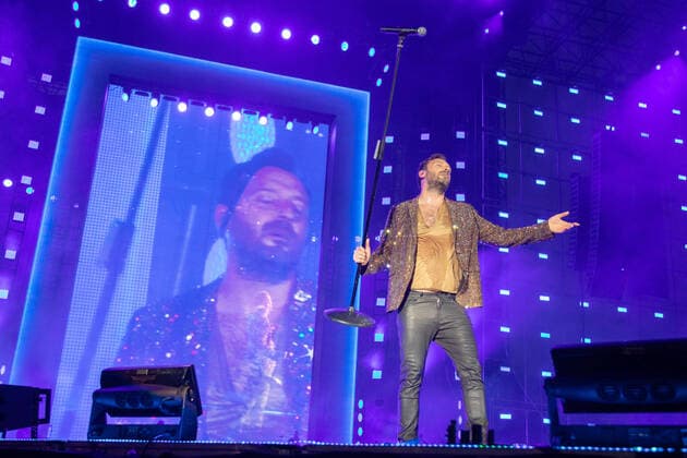Cesare Cremonini during Cesare Cremonini, Italian singer Music Concert in Padova, Italy, June 18 2022