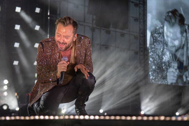 Cesare Cremonini during Cesare Cremonini, Italian singer Music Concert in Padova, Italy, June 18 2022