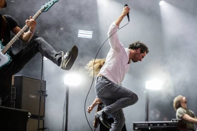 2022-06-19 12:52:37 LANDGRAAF - The Dutch rock band Navarone with lead singer Merijn van Haren will perform during the third day of the Pinkpop music festival. ANP PAUL BERGEN netherlands out - belgium out