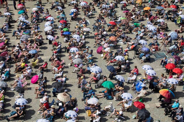 Staatsoper für alle 2022 Event mit Werken von Schumann und Tschaikowsky live auf dem Bebelplatz. Berlin, 19.06.2022