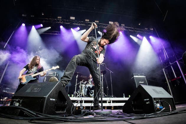 High Command live at Copenhell 2022, Copenhagen, Denmark Copenhagen, Denmark. 18th, June 2022. The American metal band High Command performs a live concert during the Danish heavy metal festival Copenhell 2022 in Copenhagen. Here vocalist Kevin Fitzgerald is seen live on stage. Copenhagen Denmark  Copyright: xGonzalesxPhoto ChristianxHjorthx