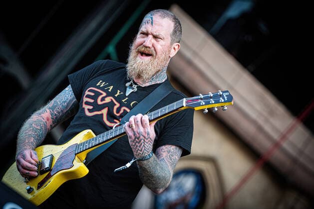Mastodon live at Copenhell 2022, Copenhagen, Denmark Copenhagen, Denmark. 18th, June 2022. The American metal band Mastodon performs a live concert during the Danish heavy metal festival Copenhell 2022. Here guitarist Brent Hinds is seen live on stage. Copenhagen Denmark  Copyright: xGonzalesxPhoto SebastianxDammarkx