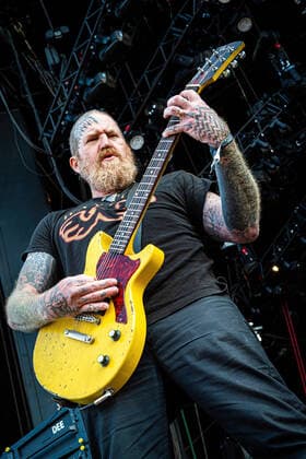 Mastodon live at Copenhell 2022, Copenhagen, Denmark Copenhagen, Denmark. 18th, June 2022. The American metal band Mastodon performs a live concert during the Danish heavy metal festival Copenhell 2022. Here guitarist Brent Hinds is seen live on stage. Copenhagen Denmark  Copyright: xGonzalesxPhoto SebastianxDammarkx