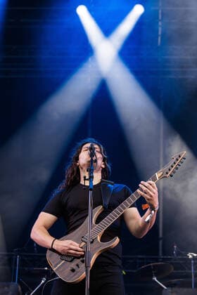 Death to All live at Copenhell 2022, Copenhagen, Denmark Copenhagen, Denmark. 18th, June 2022. The metal tribute band Death to All performs a live concert during the Danish heavy metal festival Copenhell 2022 in Copenhagen. Here vocalist and guitarist Max Phelps is seen live on stage. Copenhagen Denmark  Copyright: xGonzalesxPhoto PeterxTroestx