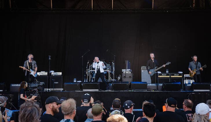 Thunder live at Copenhell 2022, Copenhell, Denmark Copenhagen, Denmark. 18th, June 2022. The English hard rock band Thunder performs a live concert during the Danish heavy metal festival Copenhell 2022 in Copenhagen. Here vocalist Danny Bowes is seen live on stage with the rest of the band. Copenhagen Denmark  Copyright: xGonzalesxPhoto PeterxTroestx