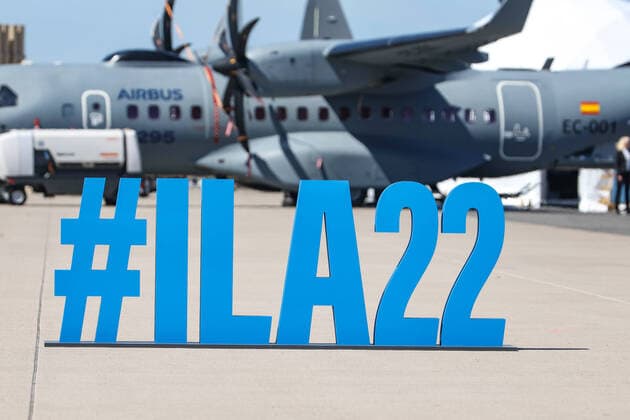 Bilder des Jahres 2022, News 06 Juni News Themen der Woche KW25 News Bilder des Tages DEU, Deutschland, Brandenburg, Schönefeld, 21.06.2022: ILA Berlin Air Show (Internationale Luft- und Raumfahrtausstellung Berlin). *** DEU, Germany, Brandenburg, Schönefeld, 21 06 2022 ILA Berlin Air Show International Aerospace Exhibition Berlin