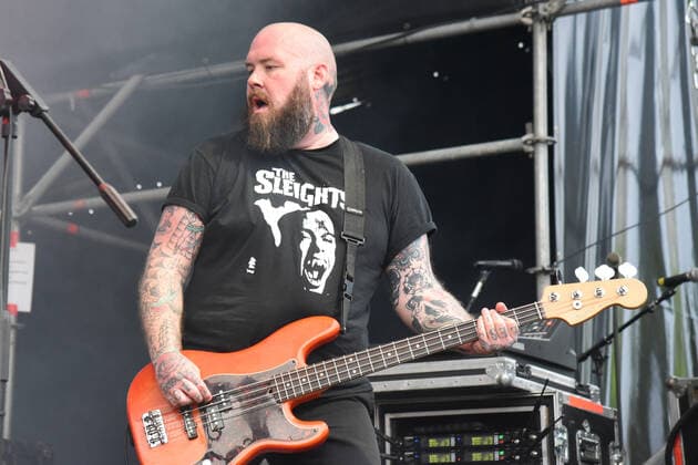 The Rumjacks - Johnny McKelvey during The Rumjacks and Agnostic Front Opening Bad Religion, Music Concert in Padova, Italy, June 21 2022