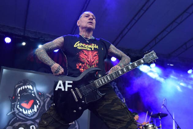 Agnostic Front - Vinnie Stigma during The Rumjacks and Agnostic Front Opening Bad Religion, Music Concert in Padova, Italy, June 21 2022
