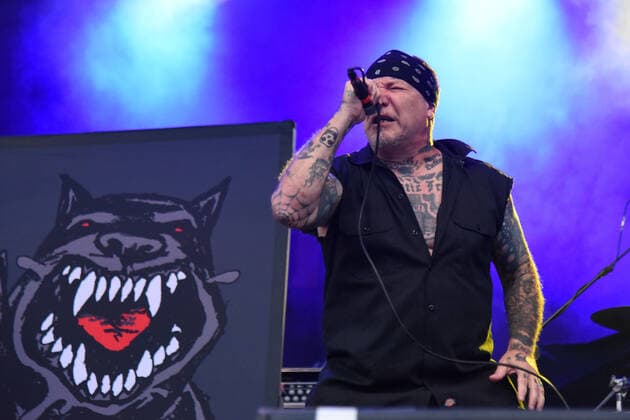 Agnostic Front - Roger Miret during The Rumjacks and Agnostic Front Opening Bad Religion, Music Concert in Padova, Italy, June 21 2022