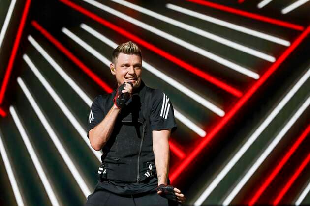June 21, 2022, Tampa, Florida, USA: Nick Carter, of the Backstreet Boys, performs during the bandÃ¢â‚¬â ¢s Ã¢â‚¬oeDNA World TourÃ¢â‚¬Â at the MidFlorida Credit Union Amphitheatre in Tampa on Tuesday, June 21, 2022. Tampa USA - ZUMAs70_ 20220621_zan_s70_073 Copyright: xIvyxCeballox