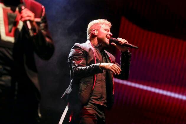 June 21, 2022, Tampa, Florida, USA: Brian Littrell, of the Backstreet Boys, performs during the bandÃ¢â‚¬â ¢s Ã¢â‚¬oeDNA World TourÃ¢â‚¬Â at the MidFlorida Credit Union Amphitheatre in Tampa on Tuesday, June 21, 2022. Tampa USA - ZUMAs70_ 20220621_zan_s70_076 Copyright: xIvyxCeballox