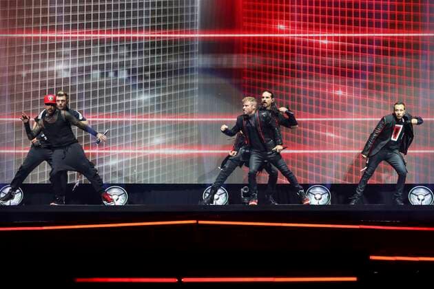 June 21, 2022, Tampa, Florida, USA: The Backstreet Boys perform during the bandÃ¢â‚¬â ¢s Ã¢â‚¬oeDNA World TourÃ¢â‚¬Â at the MidFlorida Credit Union Amphitheatre in Tampa on Tuesday, June 21, 2022. Tampa USA - ZUMAs70_ 20220621_zan_s70_085 Copyright: xIvyxCeballox