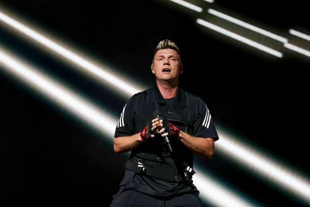 June 21, 2022, Tampa, Florida, USA: Nick Carter, of the Backstreet Boys, performs during the bandÃ¢â‚¬â ¢s Ã¢â‚¬oeDNA World TourÃ¢â‚¬Â at the MidFlorida Credit Union Amphitheatre in Tampa on Tuesday, June 21, 2022. Tampa USA - ZUMAs70_ 20220621_zan_s70_100 Copyright: xIvyxCeballox