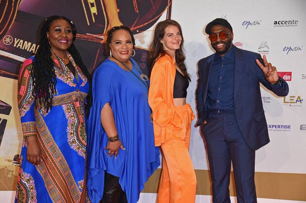 Yvonne Catterfeld und Band beim 15. LEA - Live Entertainment Award in der Festhalle in Frankfurt am Main am 22.06.2022