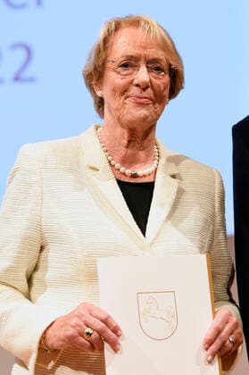 Eske Nannen bei der Verleihung des Niedersächsischen Staatspreises 2022 an Eske Nannen und Otto Waalkes im Hannover Congress Centrum. Hannover, 22.06.2022