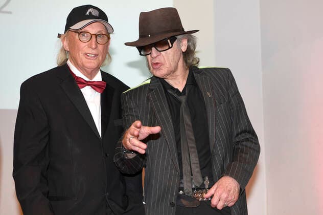Otto Waalkes und Udo Lindenberg bei der Verleihung des Niedersächsischen Staatspreises 2022 an Eske Nannen und Otto Waalkes im Hannover Congress Centrum. Hannover, 22.06.2022