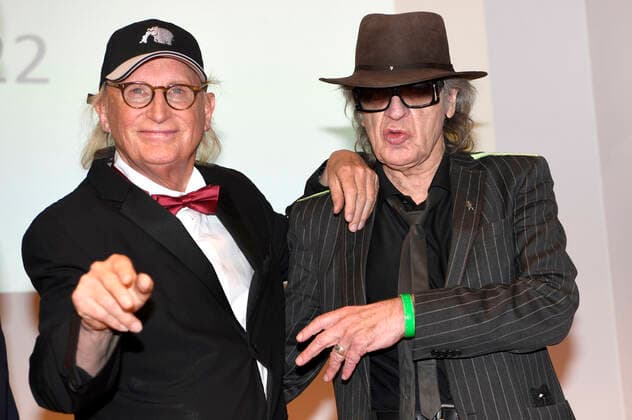 Otto Waalkes und Udo Lindenberg bei der Verleihung des Niedersächsischen Staatspreises 2022 an Eske Nannen und Otto Waalkes im Hannover Congress Centrum. Hannover, 22.06.2022