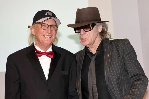 Otto Waalkes und Udo Lindenberg bei der Verleihung des Niedersächsischen Staatspreises 2022 an Eske Nannen und Otto Waalkes im Hannover Congress Centrum. Hannover, 22.06.2022