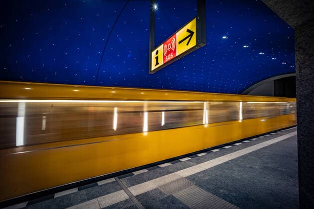 Berlin, ÖPNV: BVG U-Bahn Linie 5 Station Museumsinsel Berlin