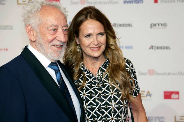 Dieter Hallervorden mit Ehefrau Christiane Zander bei der 15. Verleihung der Live Entertainment Awards 2022 in der Frankfurter Festhalle. Frankfurt am Main, 22.06.2022