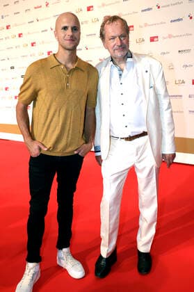 Milow und Jens Michow bei der 15. Verleihung der Live Entertainment Awards 2022 in der Frankfurter Festhalle. Frankfurt am Main, 22.06.2022