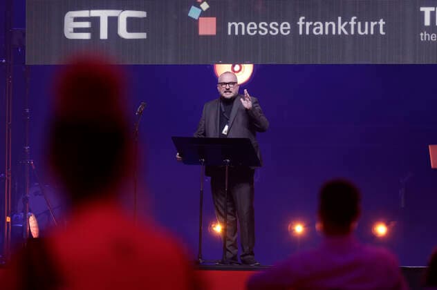 Tim Pröse bei der 15. Verleihung der Live Entertainment Awards 2022 in der Frankfurter Festhalle. Frankfurt am Main, 22.06.2022