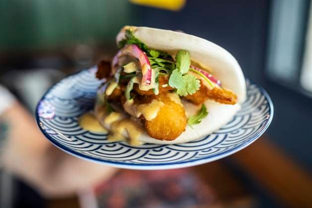 Freshly made food on plate at restaurant model released, Symbolfoto property released, JSRF02057