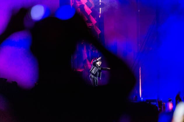 Vasco Rossi Konzert in Bari Vasco Rossi Concert In Bari The singer Vasco Rossi sings during the concert in Bari at the San Nicola stadium on June 22, 2022. Italian singer Vasco Rossi performs during the new tour at the S.Nicola stadium in Bari, Italy on June 23, 2022. For the first time after the reopening after the health emergency, 50,000 have filled the San Nicola stadium. Not only because four years have passed since Vasco Rossi s last concert in Bari, also because of the pandemic Bari Italy  Copyright: xDavidexPischettolax originalFilename: pischettola-notitle220622_np9lH.jpg