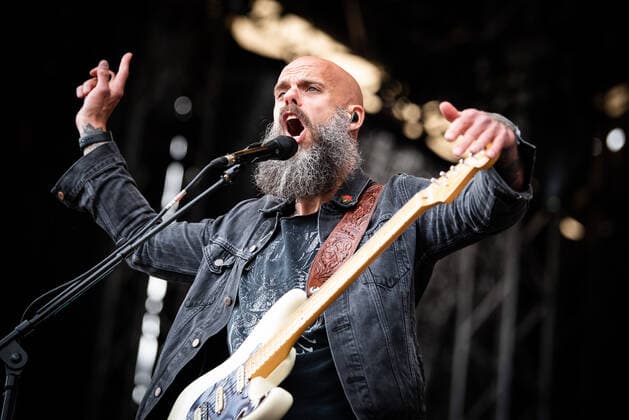 Baroness live at Tons of Rock 2022, Oslo, Norway Oslo, Norway. 23rd, June 2022. The American heavy metal band Baroness performs a live concert during the Norwegian music festival Tons of Rock 2022 in Oslo. Here vocalist and guitarist John Baizley is seen live on stage. Oslo Norway  Copyright: xGonzalesxPhoto Jan-ErikxEriksenx