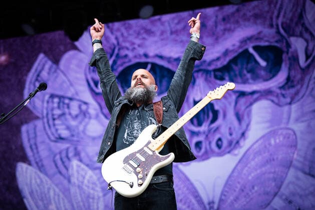 Baroness live at Tons of Rock 2022, Oslo, Norway Oslo, Norway. 23rd, June 2022. The American heavy metal band Baroness performs a live concert during the Norwegian music festival Tons of Rock 2022 in Oslo. Here vocalist and guitarist John Baizley is seen live on stage. Oslo Norway  Copyright: xGonzalesxPhoto Jan-ErikxEriksenx