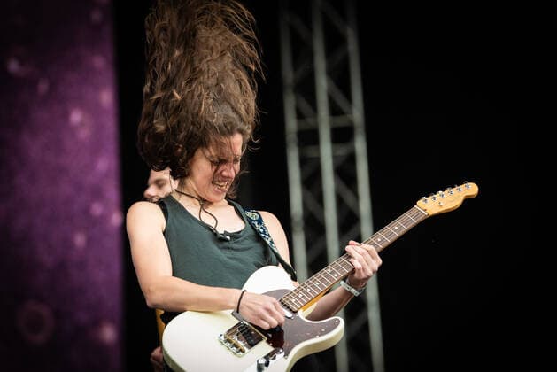 Baroness live at Tons of Rock 2022, Oslo, Norway Oslo, Norway. 23rd, June 2022. The American heavy metal band Baroness performs a live concert during the Norwegian music festival Tons of Rock 2022 in Oslo. Here guitarist Gina Gleason is seen live on stage. Oslo Norway  Copyright: xGonzalesxPhoto Jan-ErikxEriksenx