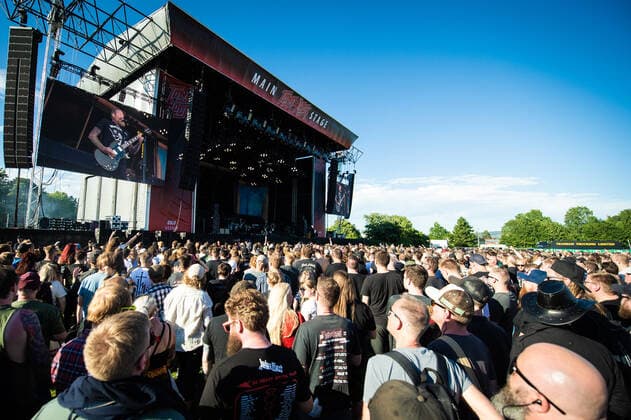 Mastodon live at Tons of Rock 2022, Oslo, Norway Oslo, Norway. 23rd, June 2022. Festival goers attend a live concert with the American metal band Mastodon at the Norwegian music festival Tons of Rock 2022 in Oslo. Oslo Norway  Copyright: xGonzalesxPhoto Jan-ErikxEriksenx