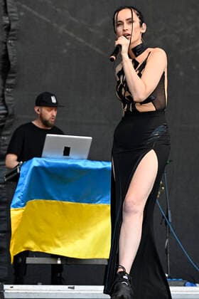 Ukrainian singer Kateryna Pavlenko of Go_A performs during the music festival Metronome in Prague, Czech Republic, June 23, 2022. (CTKxPhoto MichalxKamaryt) CTKPhotoP2022062307605  kmt 2