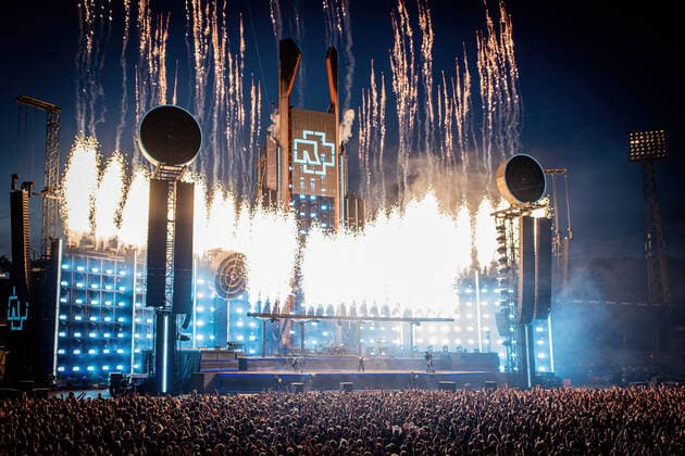 Rammstein Konzert in Aarhus Rammstein live in Aarhus, Denmark Aarhus, Denmark. 22nd, June 2022. The German industrial metal band Rammstein performs a live concert at Ceres Park in Aarhus. Aarhus Denmark  Copyright: xGonzalesxPhoto SebastianxDammarkx