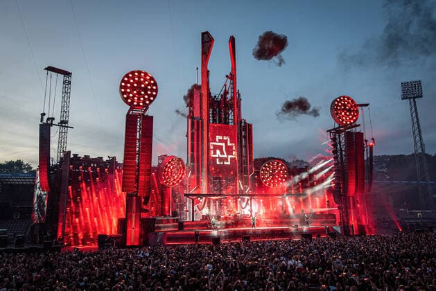Rammstein Konzert in Aarhus Rammstein live in Aarhus, Denmark Aarhus, Denmark. 22nd, June 2022. The German industrial metal band Rammstein performs a live concert at Ceres Park in Aarhus. Aarhus Denmark  Copyright: xGonzalesxPhoto SebastianxDammarkx