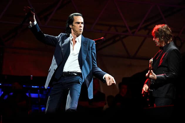 Nick Cave&The Bad Seeds, one of main stars of Metronome Prague music festival perform in Prague, Czech Republic, June 23, 2022. (CTKxPhoto MichalxKamaryt) CTKPhotoP2022062309490  kmt